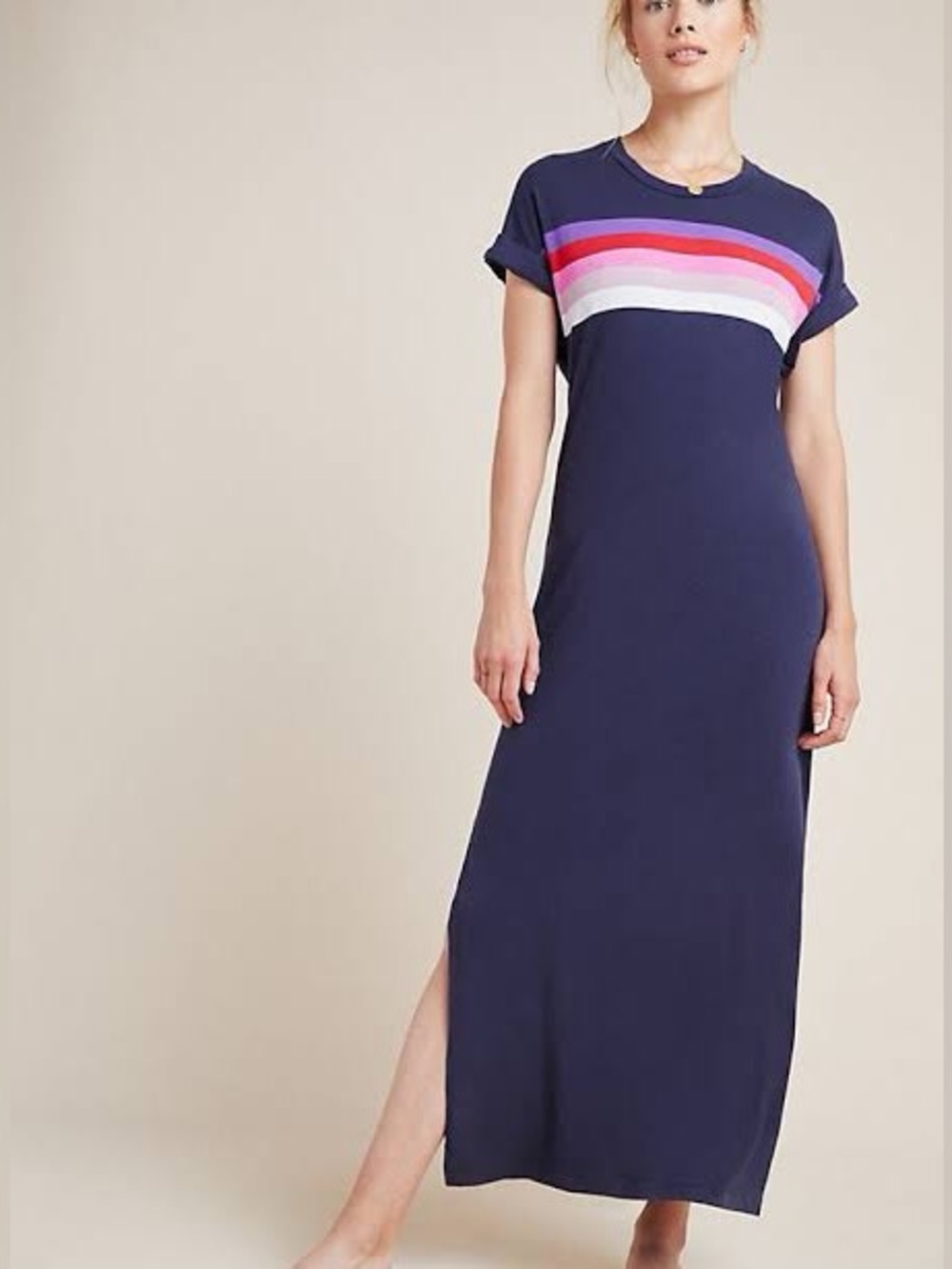 NWT Sundry Verona Maxi Tee Dress Womens Size 2